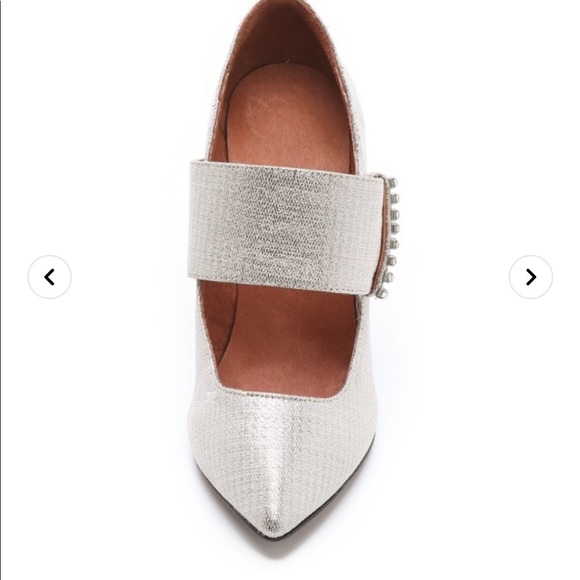 Beautiful See By Chloe silver Mary Jane pumps - Picture 2 of 16